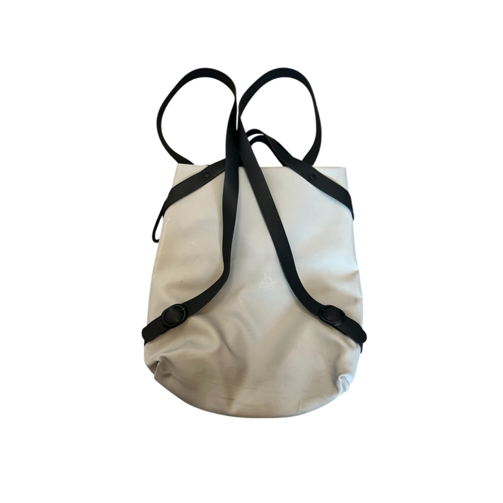 Rains Cream and Black Minimalist Backpack - Picture 4 of 10